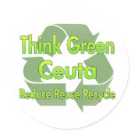 Think Green Ceuta Sticker