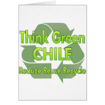 Think Green Chile cards