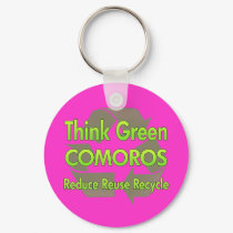 Think Green Comoros keychains