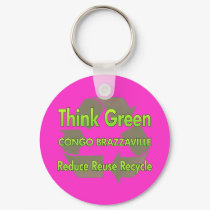 Think Green Congo Brazzaville keychains
