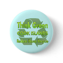 Think Green Cook Islands buttons by FlagStore Think Green Cook Islands buttons