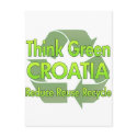 Think Green Croatia postcards