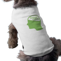 Think Green pet clothing by greenheart Think Green pet clothing