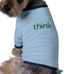 think (green) pet clothing
