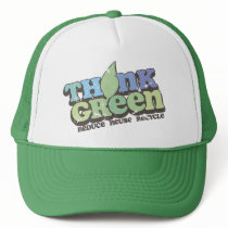 Think Green Earth Day Trucker Hat