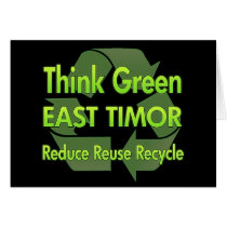 Think Green East Timor cards