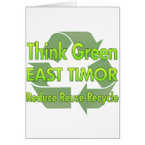 Think Green East Timor cards
