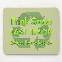 Think Green East Timor mousepads