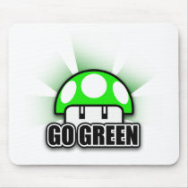 Think Green Eco Friendly Nature Mushroom Mouse Pads