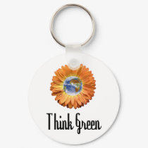 Think Green ecology products! keychains by angeria Think Green ecology products! keychains