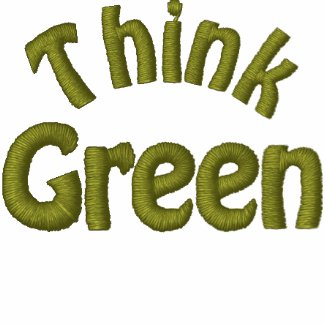 Think Green embroideredshirt