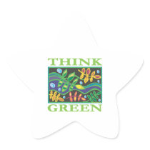 Think Green Environmental Stickers