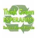 Think Green Esperanto t-shirts