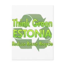 Think Green Estonia postcards by FlagStore Think Green Estonia postcards