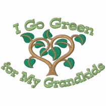 Think Green for Grandkids embroidered shirts