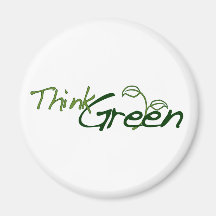 Think Green Fridge Magnets