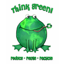 Think Green Frog Environment T-Shirt