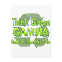 Think Green Gambia postcards