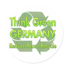 Think Green Germany stickers