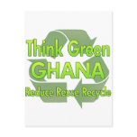 Think Green Ghana Postcard