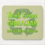 Think Green Gibraltar Mouse Mats