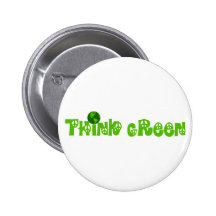 Think Green Globe Button