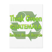 Think Green Guatemala postcards