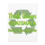 Think Green Guatemala Postcards