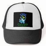 think green mesh hats