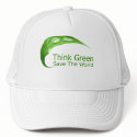 Think Green hats
