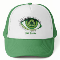 think green hat by Emelia44 think green hat