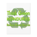 Think Green Honduras postcards by FlagStore Think Green Honduras postcards