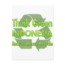Think Green Indonesia postcards