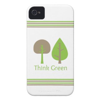 Think Green Iphone 4 Cases