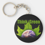 Think Green Key Chain
