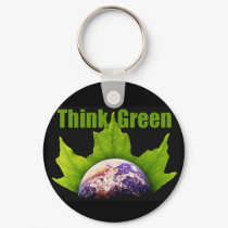 Think Green keychains by photoinspiration Think Green keychains