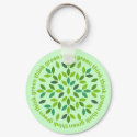 Think Green Keychain