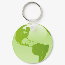 think green keychain
