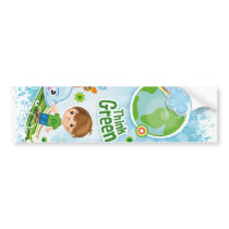 Think Green Kids Bumper Sticker