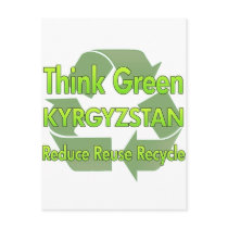 Think Green Kyrgyzstan Postcard