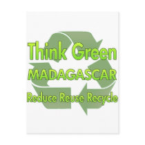 Think Green Madagascar Postcard