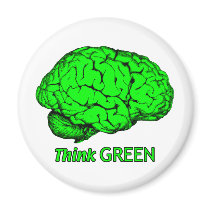 Think GREEN magnets by ARTegrity Think GREEN magnets