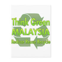 Think Green Malaysia postcards