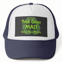 Think Green Mali hats by FlagStore Think Green Mali hats