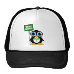 think green mesh hat