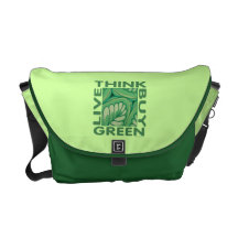 Think Green Messenger Bag