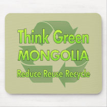 Think Green Mongolia mousepads