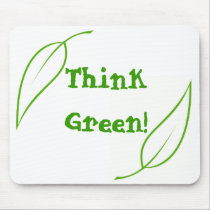 Think Green! mouse pad mousepads