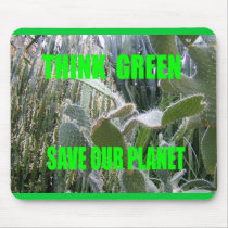 Think Green mousepads by baxiemur Think Green mousepads
