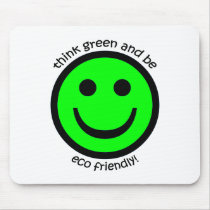 Think green mousepads by ecologyboutique Think green mousepads